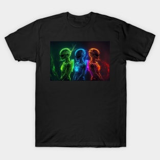 The Neon Alien Crew T-Shirt